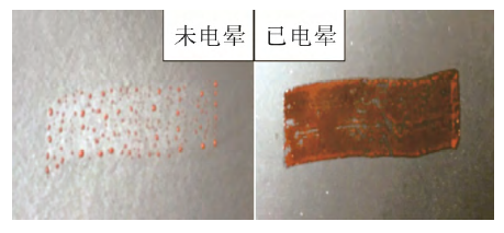 未电晕和已电晕PP封边条表面张力对比图